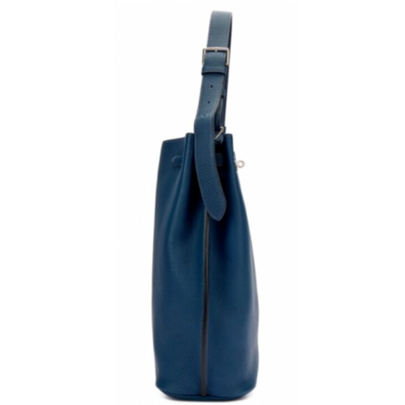 Hermès Blue De Prusse So Kelly Togo 26 Palladium Hardware - Picture 14 of 14